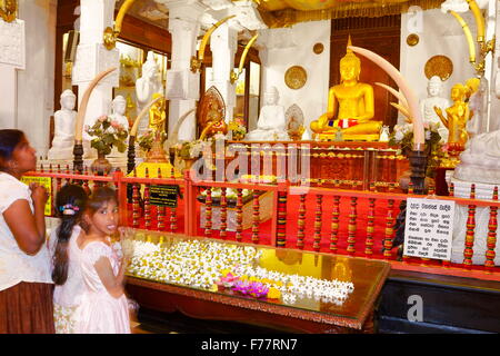 Sri Lanka - Tempel des Zahns, Kandy, Sri Dalada Maligawa, buddhistischen Schrein, Sri Lanka, UNESCO-Weltkulturerbe Stockfoto