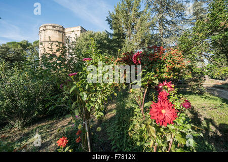 Château de Lourmarin, Lourmarin Burg in der Stadt von Lourmarin, gelegen im Département Vaucluse, Frankreich Stockfoto