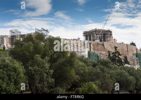 Akropolis, Athen, Griechenland, Mittwoch, 23. September 2015. Stockfoto