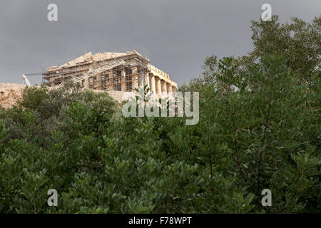 Akropolis, Athen, Griechenland, Mittwoch, 23. September 2015. Stockfoto