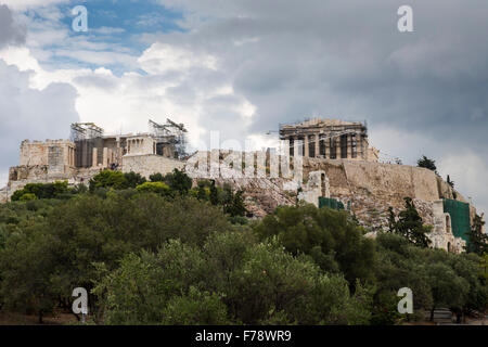 Akropolis, Athen, Griechenland, Mittwoch, 23. September 2015. Stockfoto