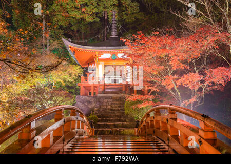 Kyoto, Japan am Daigoji Tempel Pagode. Stockfoto