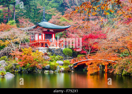Kyoto, Japan am Daigoji Tempel. Stockfoto