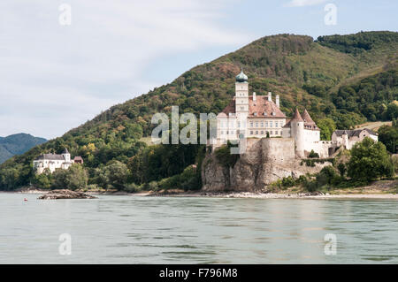 Schoenbuehel Burg an der Donau in der Nähe von Melk, Österreich Stockfoto