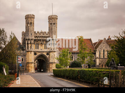 Bild von einen großen Auftritt, die alten Teile der Stadt Canterbury, England. Stockfoto