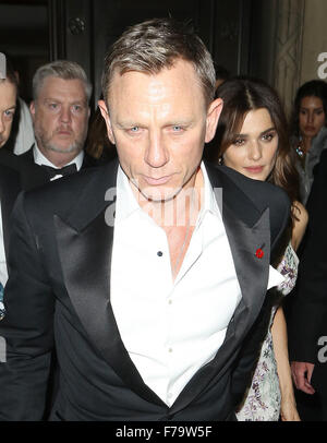 James Bond "Spectre" after-Party in das British Museum - Abfahrten mit: Daniel Craig Where: London, Vereinigtes Königreich bei: 27. Oktober 2015 Stockfoto