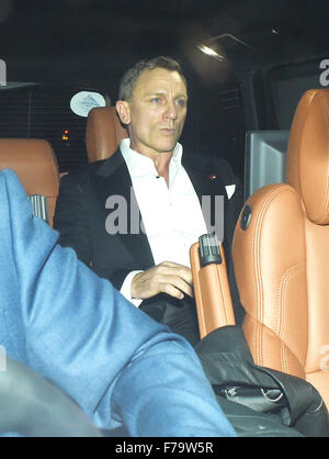 James Bond "Spectre" after-Party in das British Museum - Abfahrten mit: Daniel Craig Where: London, Vereinigtes Königreich bei: 27. Oktober 2015 Stockfoto