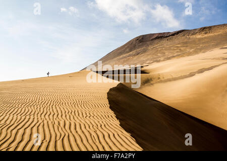 Caramucho Dünen, in der Atacama-Wüste. Iquique, Tarapaca Region, Chile. Stockfoto