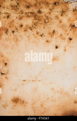 Verrostete Grunge Wellpappe Metall Hintergrundtextur Stockfoto