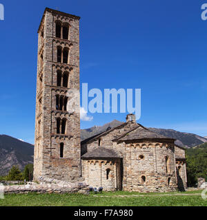 Kirche Sant Climent in Taull, Lleida, Katalonien. Stockfoto