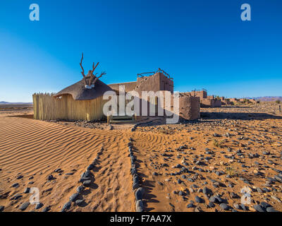 Little Kulala Lodge, Kulala Wilderness Reserve, Namib-Wüste, Hardap Region, Namibia Stockfoto