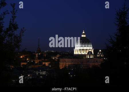 San Peter Basiliken in Rom Stockfoto