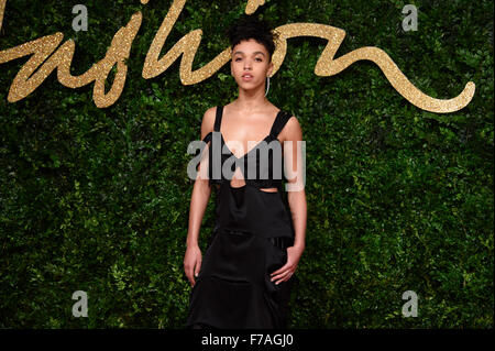 FKA Zweige bei den British Fashion Awards 2015 in London Stockfoto