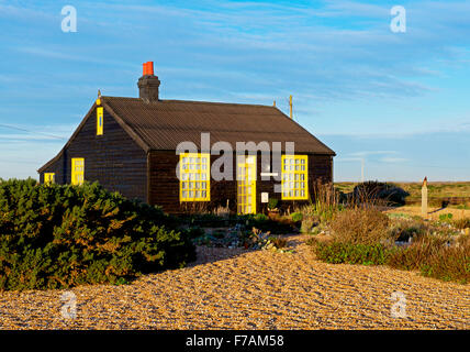 Prospect Cottage, einst die Heimat des Filmemachers Derek Jarman, Dungeness, Kent, England UK Stockfoto