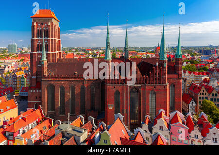 St. Maria Kirche in Danzig, Polen Stockfoto