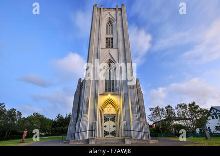 Römisch-katholische Kathedrale von Christus dem König, Reykjavik, Island Stockfoto