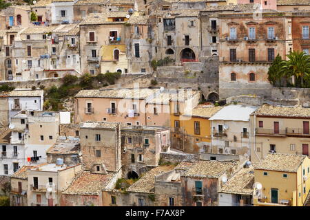 Ragusa Ibla (Unterstadt), Sizilien (Sicilia), Italien UNESCO Stockfoto