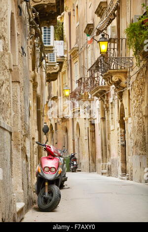 UNESCO Altstadt von Syrakus, Sizilien, Italien Stockfoto