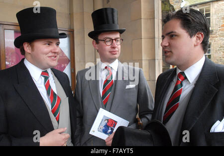 Der Kensington-Club an der St Andrews University für die königliche Hochzeit feiern am Freitag, 29. April 2011. Stockfoto