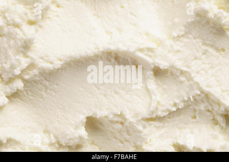 Textur der Frischkäse wie Ricotta hautnah Stockfoto