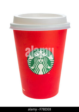 Starbucks Kaffee Tasse Urlaub Stockfoto