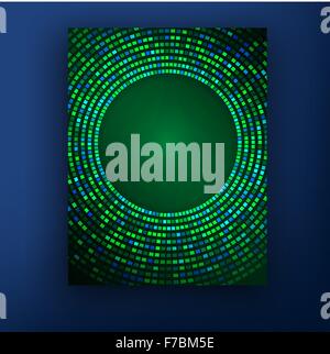 Vektor-Gesundheitswesen Medizin und Wissenschaft Technik Broschüre Flyer Design-Vorlage mit medizinischem Hintergrund und Linie Symbole Kritzeleien. Stock Vektor