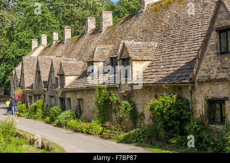 Arlington Row, Bibury, Gloucestershire, England, Vereinigtes Königreich, Europa. Stockfoto