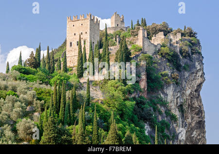 Castello di Arco - Arco Burg (Trentino, Italien) Stockfoto