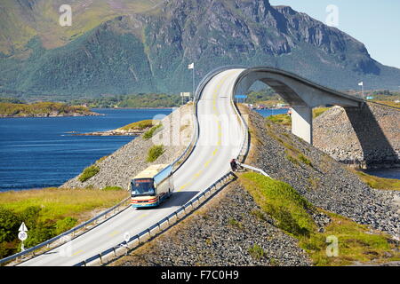 Die Atlantic Road mehr Og Romsdal, Norwegen Stockfoto