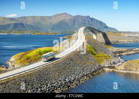 Die Atlantic Road mehr Og Romsdal, Norwegen Stockfoto