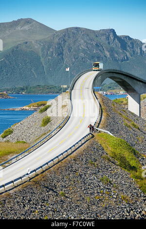 Die Atlantic Road mehr Og Romsdal, Norwegen Stockfoto