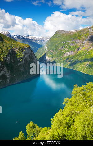 Geiranger Fjord, Norwegen Stockfoto