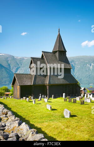 Urnes Stabkirche, Unesco, Norwegen Stockfoto