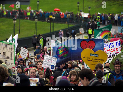 Schottlands Klima März, Edinburgh 28. November 2015 Credit: ALIKI SAPOUNTZI / Aliki Bild Bibliothek/Alamy Live News Stockfoto