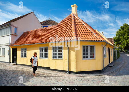 Hans Christian Andersens Haus in Odense, Dänemark Stockfoto