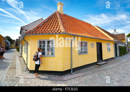 Hans Christian Andersens Haus in Odense, Dänemark Stockfoto