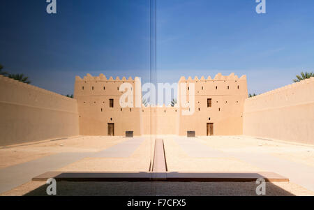 Außenansicht des neuen Museums am rekonstruierten Fort Qasr Al Muwaiji (Geburtsort von Scheich Khalifa bin Zayed Al Nahyan), Al Ain Stockfoto