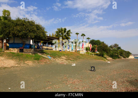 Governors Beach, Limassol, Zypern. Stockfoto