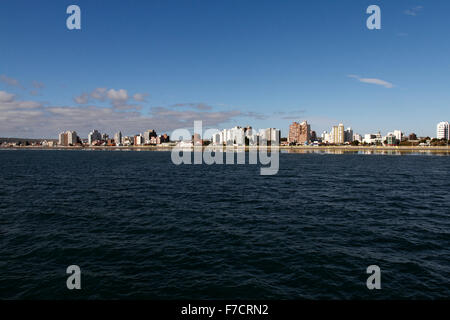 Puerto Madryn Beaach auf den Golfo Nuevo, Atlantik Patagonien Stockfoto