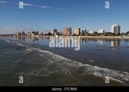 Puerto Madryn Beaach auf den Golfo Nuevo, Atlantik Patagonien Stockfoto