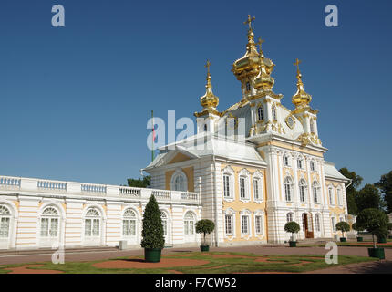 Kapelle Peterhof Kaiserpalast, nr St Petersburg Stockfoto