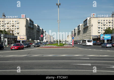 St. Petersburg Mosokovsky Prospekt, Moskau Avenue Stockfoto