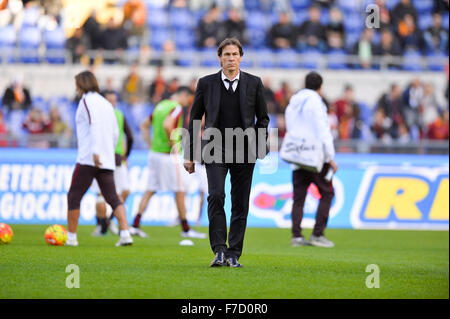 Rom, Italien. 29. November 2015. Rudi Garcia in der italienischen Serie A Fußball Spiel AS Rom gegen AC Atalanta im Olympiastadion in Rom, am 29. November 2015. Bildnachweis: Silvia Lore "/ Alamy Live News Stockfoto