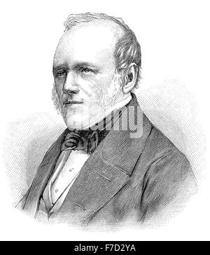 Sir Charles Lyell, 1. Baronet, 1797-1875, ein britischer Jurist und Geologe, Sir Charles Lyell, 1. Baronet, 1797-1875, Ein britisc Stockfoto