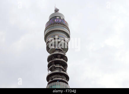 British Telecom BT Tower, Fitzrovia, London. AKA Postamt Turm AKA London Telecom Stockfoto