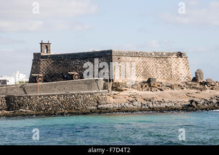 Castillo de San Gabriel Arrecife, Lanzarote Stockfoto