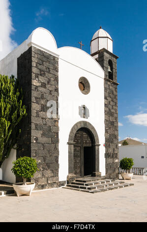 Kirche in San Bartolomé, Lanzarote Stockfoto