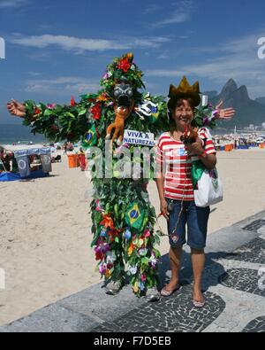 Rio De Janeiro, Brasilien, 29. November 2015. Global Climate March-Veranstaltung in Rio De Janeiro, eine von den Tausenden Märsche vor 2015 United Nations Climate Change Conference in Paris statt. Bildnachweis: Maria Adelaide Silva/Alamy Live-Nachrichten Stockfoto