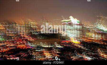 Das Bild von Mumbai Skyline aufgenommen in Mumbai. Stockfoto