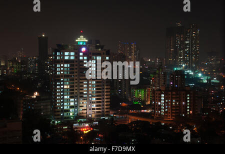 Das Bild von Mumbai Skyline aufgenommen in Mumbai. Stockfoto
